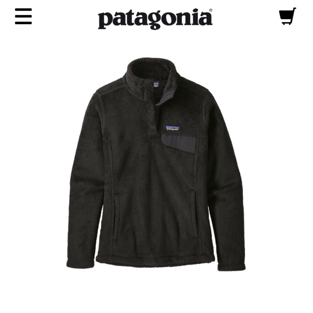 Black Patagonia fleece
